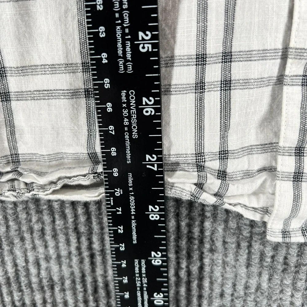 The North Face Shirt Mens Large Gray Plaid Short Sleeve Button Up Outdoor Hiking